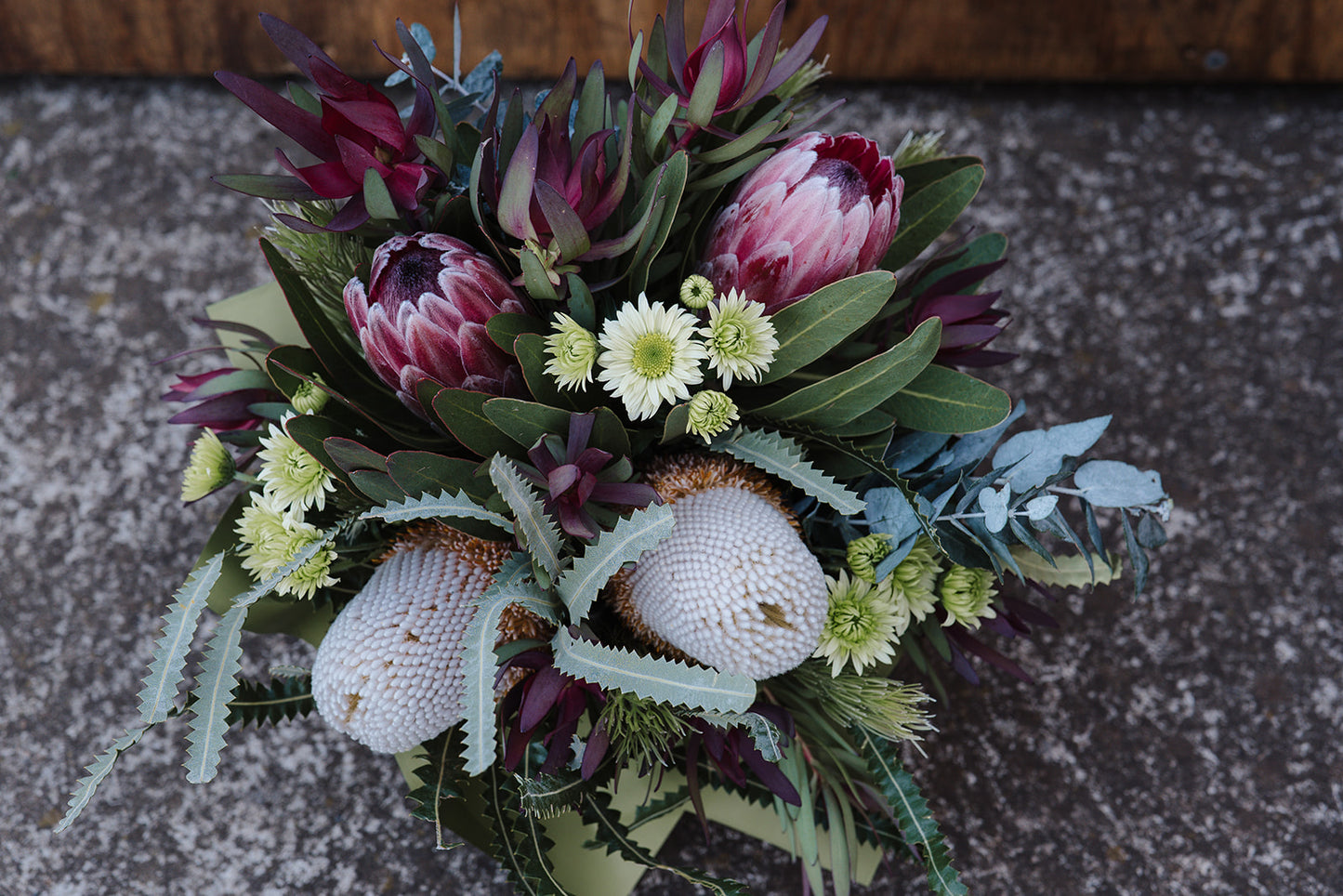 Seasonal Native Box Arrangement