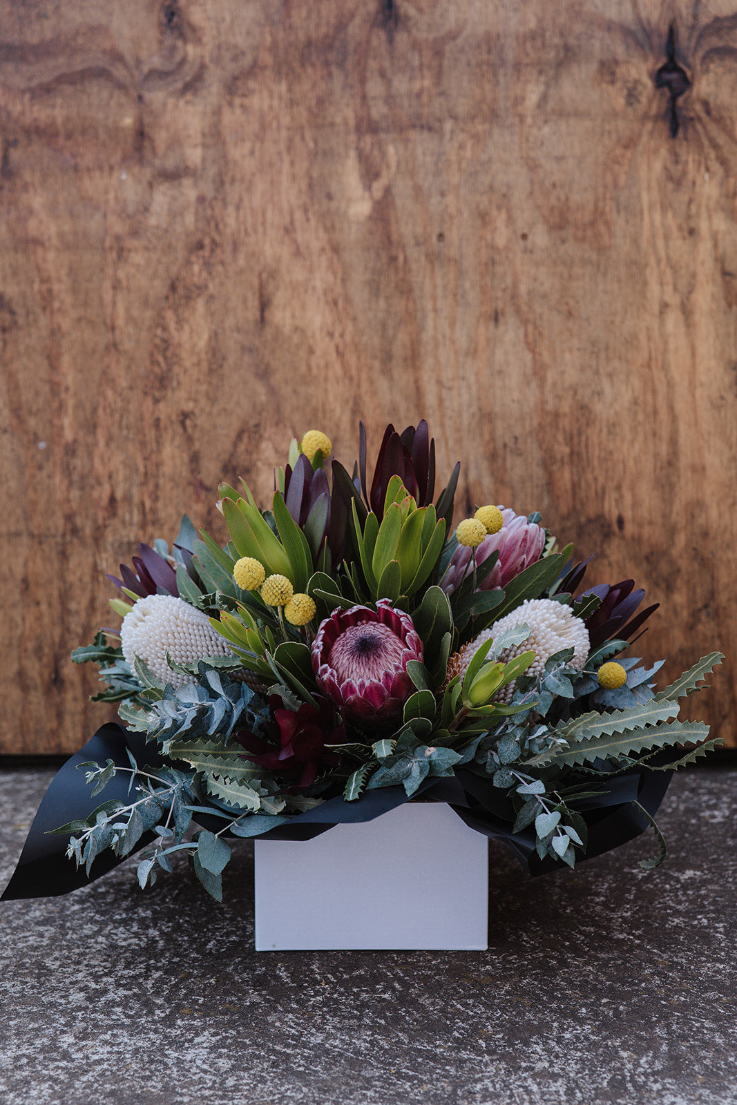 Seasonal Native Box Arrangement