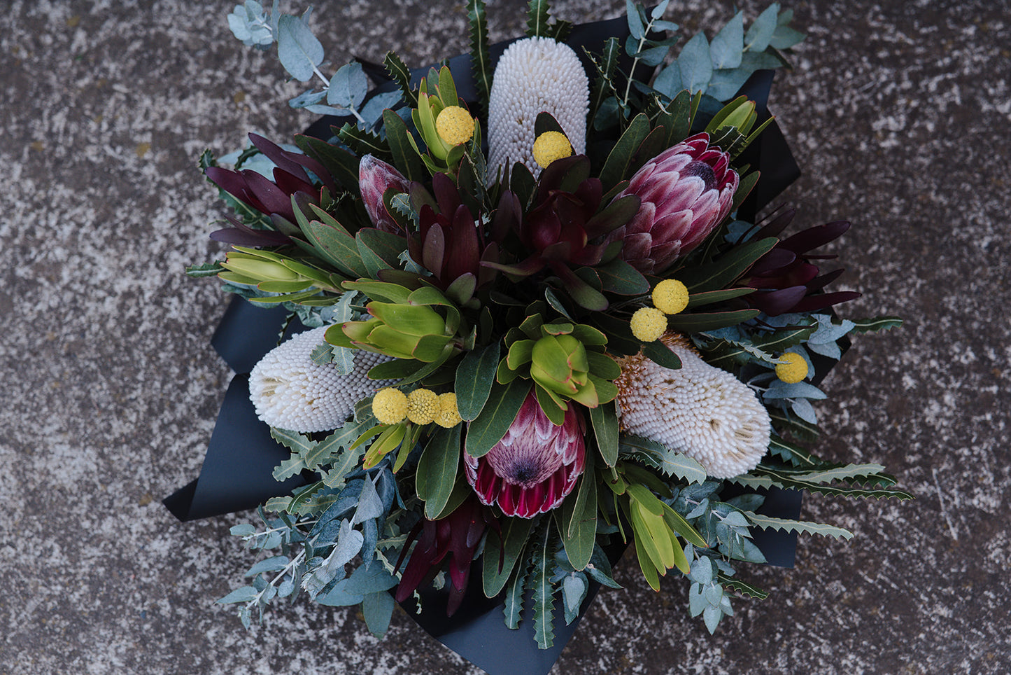 Seasonal Native Box Arrangement