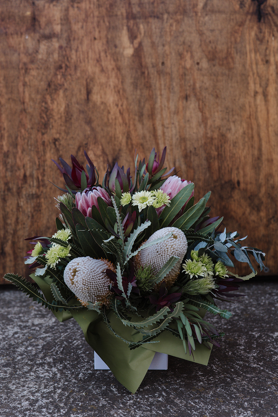 Seasonal Native Box Arrangement